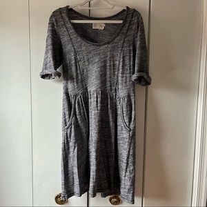 Anthropologie Gray Dress